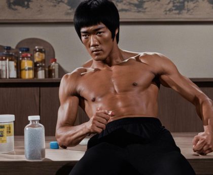 was bruce lee on steroids
